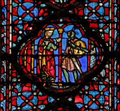 Vindue w4 Joshua møder gibeonitterne Josh IX 6-8 af French School