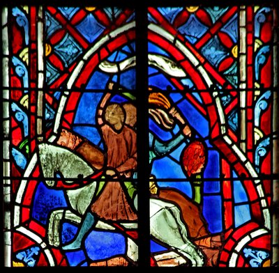 Vindue w5 straffen for embedsmændene i Sukkot. Dommerne VIII 1-17 af French School