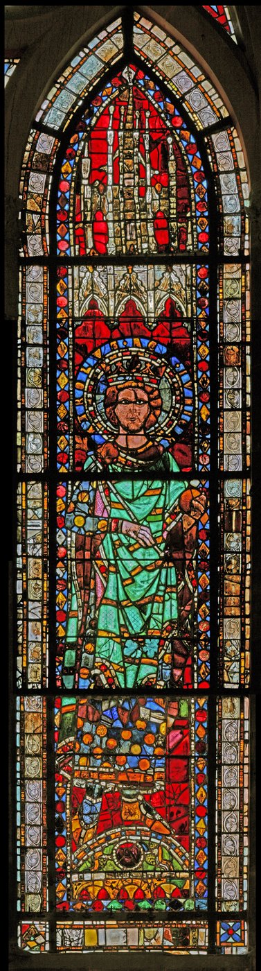 Vindue w7 viser Charles (den fede) af French School
