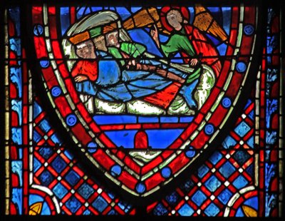 Window w7 the Magi - advaret i en drøm af French School