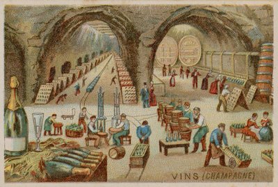 Vine (champagne) af French School
