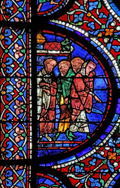 Vidner ved Jomfruens begravelse (w42) af French School