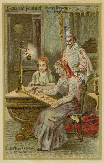 Arbejdslampe, 1400-tallet af French School