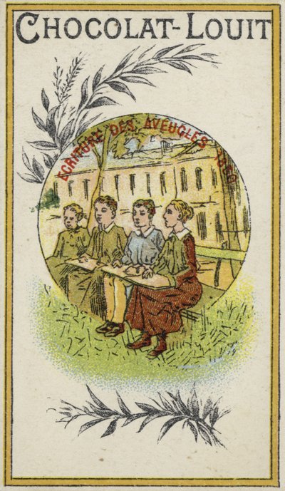 Skrivning for blinde, 1830 af French School