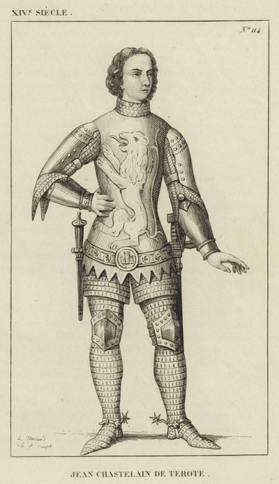 XIV Century, Jean Chastelain de Terote (gravering) af French School