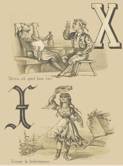 X: Xeres, åh hvilken god vin! /Xenova den bøhme af French School