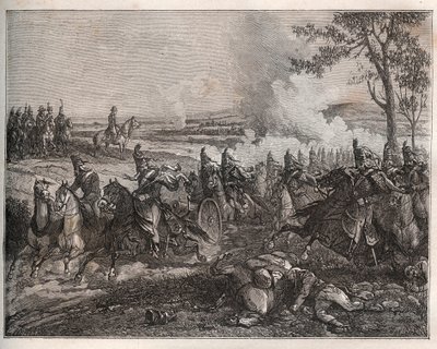 Slaget ved CASTIGLIONE: i sit italienske felttog besejrer Napoleon østrigerne under Wurmser, hvilket tvinger dem til at trække sig tilbage til Mantova. 5. august 1796 - New National Encyclopedia af Maurice La Charest - 1870 - af French School