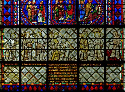 donor - af grisailles af Canon Thierry (w36) af French School