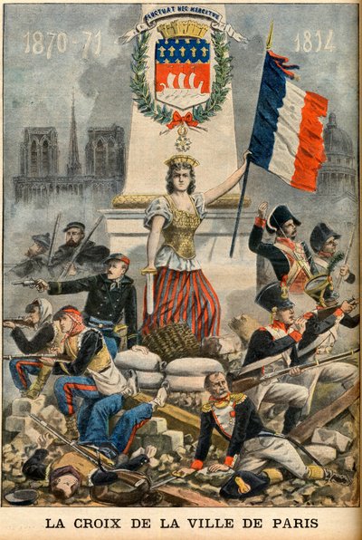 fluctuat nec mergitur - Cross of the town of Paris introduceres i Paris