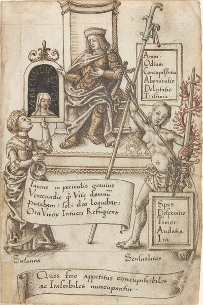 "Har altid sengetøjet foldet op" [fol. 41 recto] af French early 16th Century