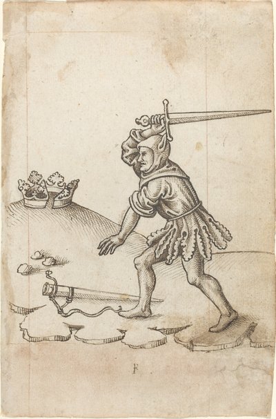 "Bræk ikke kronen" [fol. 43 recto] af French early 16th Century
