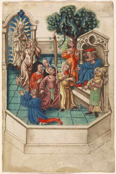 The Calumny of Apelles [fol. 6 lige] af French early 16th Century