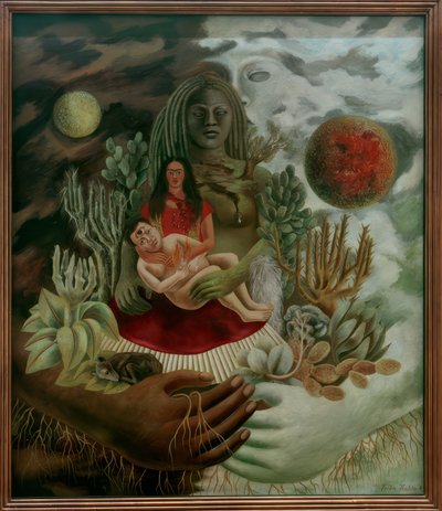 Universets kærlighedsfavntag... af Frida Kahlo