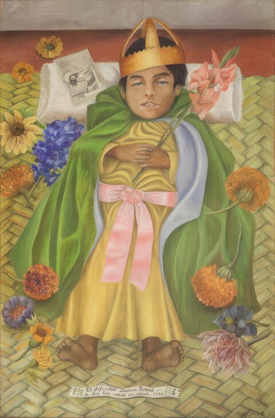 Den afdøde Dimas Rosas i en alder af tre år af Frida Kahlo