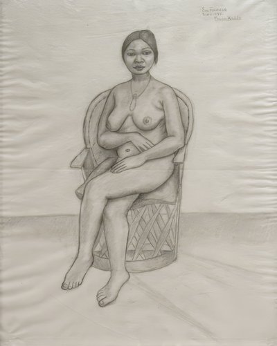 Eva Frederick nøgen af Frida Kahlo