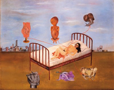 Henry Ford Hospital af Frida Kahlo