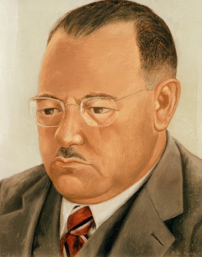 Portræt Ing. Marte R. Gomez af Frida Kahlo