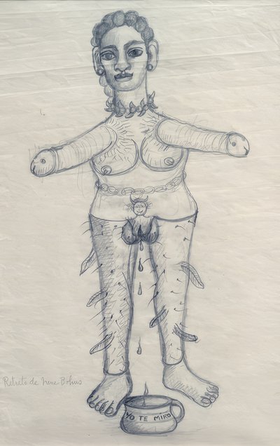 Portræt af Irene Bohus af Frida Kahlo