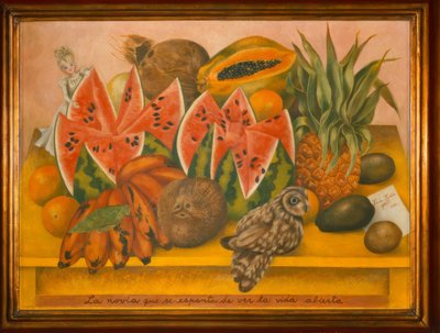 Bruden, der bliver bange, når hun ser livet åbne sig af Frida Kahlo