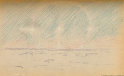 Månering med falske måner og et forslag til vandrette akser, 24. november 1893, 1987 af Fridtjof Nansen