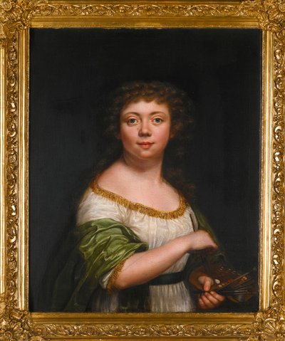 "Selvportræt, enogtyve år" af Lisiewska, Friederike Julie (1772-1856) af Friederike Julie Lisiewska