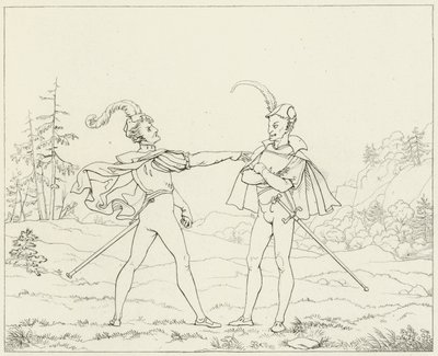 Illustration til Goethes Faust af Friedrich August Moritz Retzsch
