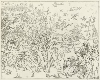 Illustration til Goethes Faust af Friedrich August Moritz Retzsch