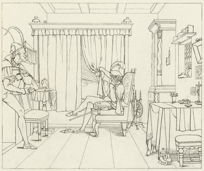 Illustration til Goethes Faust af Friedrich August Moritz Retzsch
