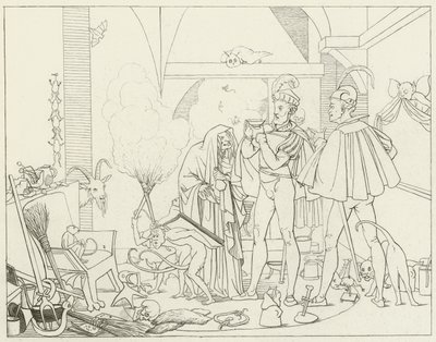 Illustration til Goethes Faust af Friedrich August Moritz Retzsch