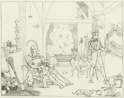 Illustration til Goethes Faust af Friedrich August Moritz Retzsch