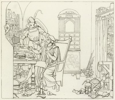 Illustration til Goethes Faust af Friedrich August Moritz Retzsch
