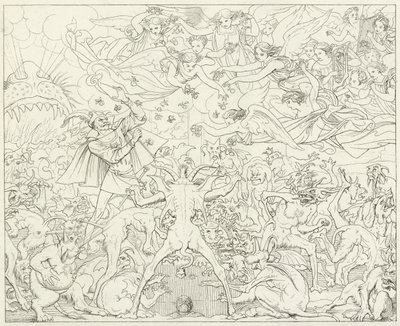 Illustration til Goethes Faust af Friedrich August Moritz Retzsch