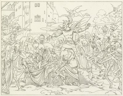 Illustration til Goethes Faust af Friedrich August Moritz Retzsch