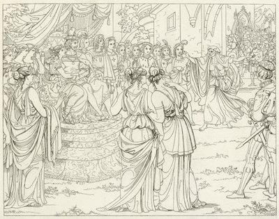 Illustration til Goethes Faust af Friedrich August Moritz Retzsch