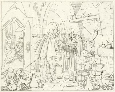Illustration til Goethes Faust af Friedrich August Moritz Retzsch