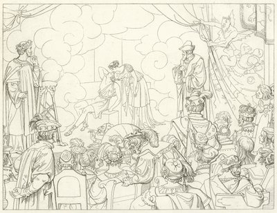 Illustration til Goethes Faust af Friedrich August Moritz Retzsch
