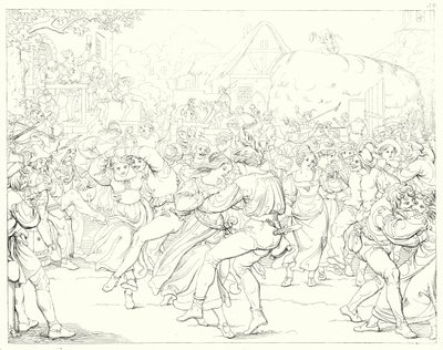 Illustration til Schillers Lied von der Glocke eller The Song Of The Bell (gravering) af Friedrich August Moritz Retzsch