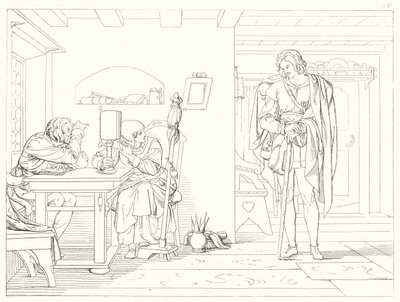 Illustration til Schillers Lied von der Glocke eller The Song Of The Bell (gravering) af Friedrich August Moritz Retzsch