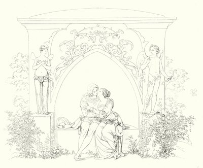 Illustration til Schillers Lied von der Glocke eller The Song Of The Bell (gravering) af Friedrich August Moritz Retzsch