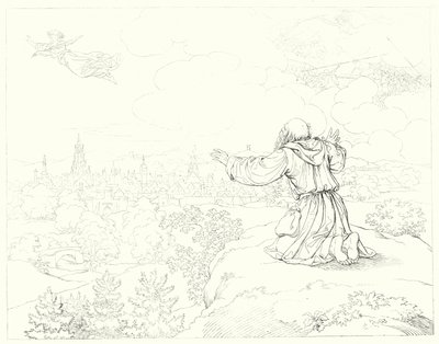 Illustration til Schillers Lied von der Glocke eller The Song Of The Bell (gravering) af Friedrich August Moritz Retzsch