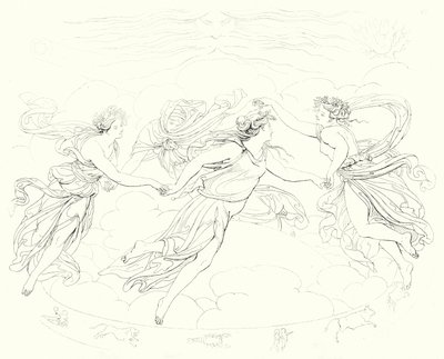 Illustration til Schillers Lied von der Glocke eller The Song Of The Bell (gravering) af Friedrich August Moritz Retzsch