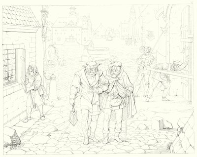 Illustration til Schillers Lied von der Glocke eller The Song Of The Bell (gravering) af Friedrich August Moritz Retzsch