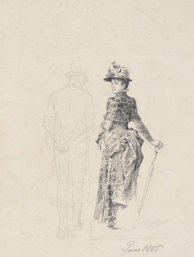 Paris 1885 af Friedrich August von Kaulbach
