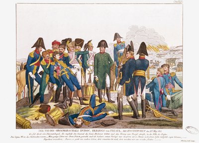 Marshal Durocs død i slaget ved Bautzen, 22. maj 1813 af Friedrich Campe