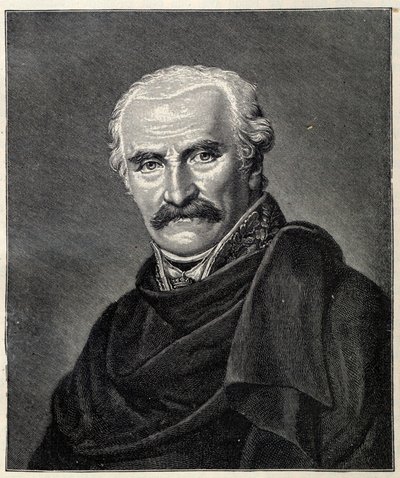 Portræt af Gebhard Leberecht von Blücher, Prins af Wahlstatt 1742-1819. af Friedrich Carl Groger