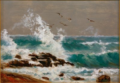 Østenvindssurfing på Arran af Friedrich Ernst Morgenstern