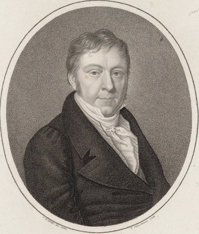 Portræt af Johann Nepomuk Hummel 1778-1837. af Friedrich Fleischmann