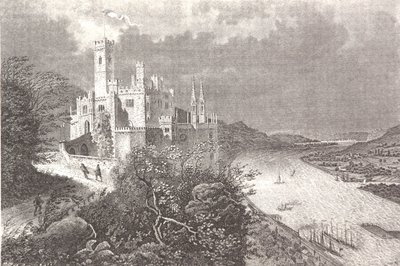 Schloss Stolzenfels af Friedrich Foltz