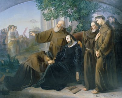 Der Tod Torquato Tassos af Friedrich Friedländer Ritter von Malheim