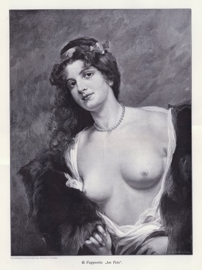 I pels (gravering) af Friedrich Georg Papperitz